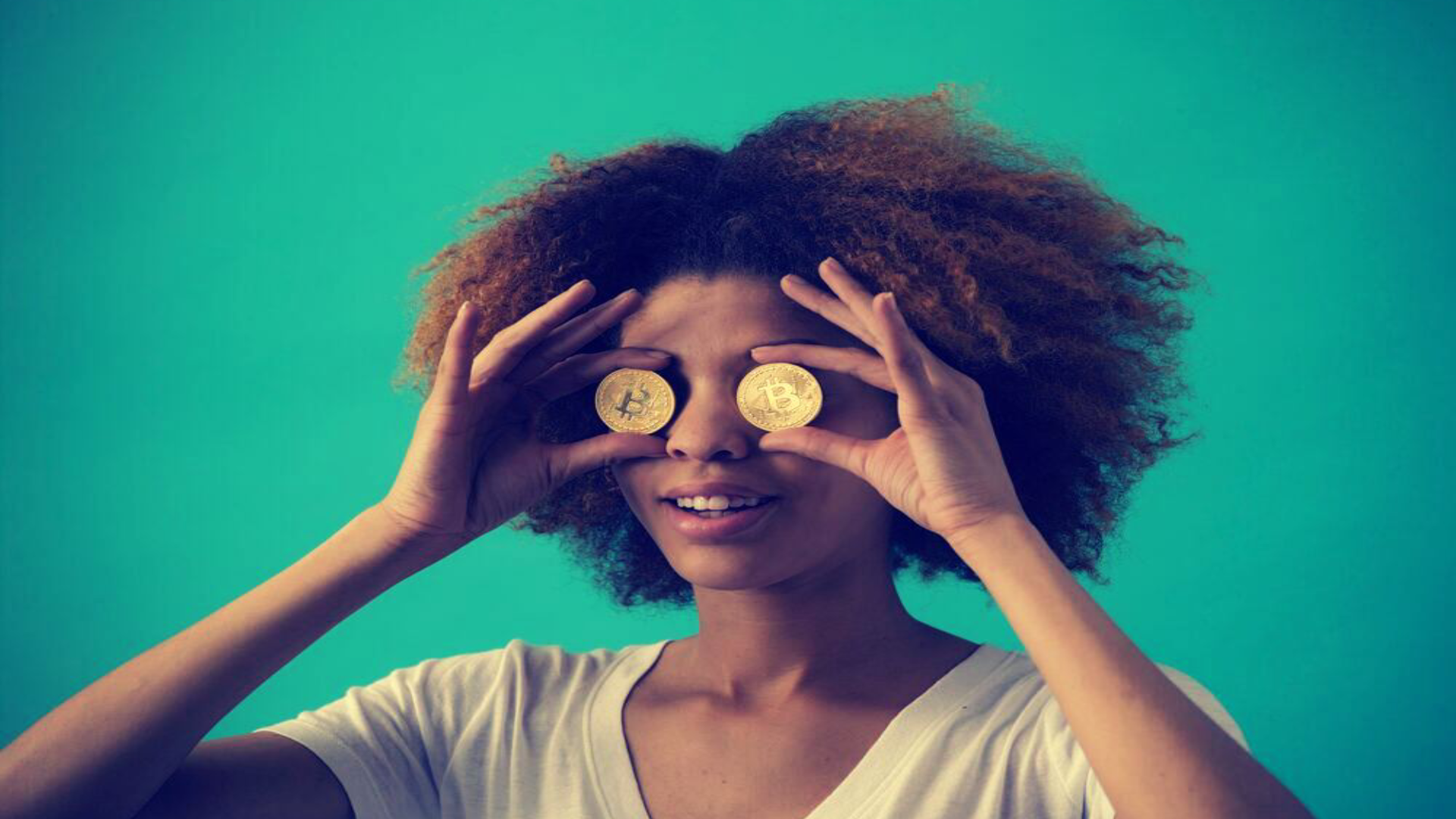 girl with gold coins