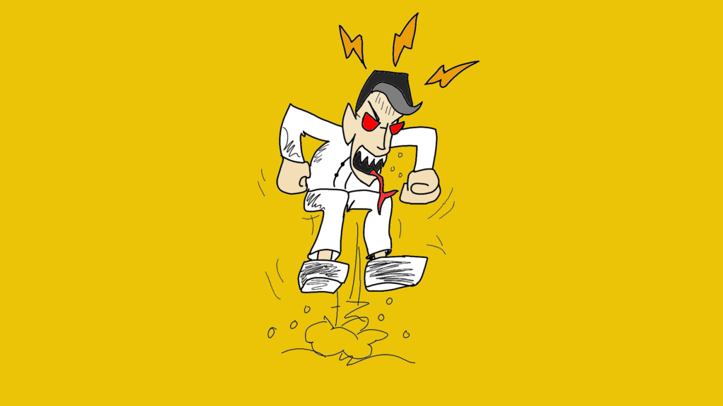 angry cartoon