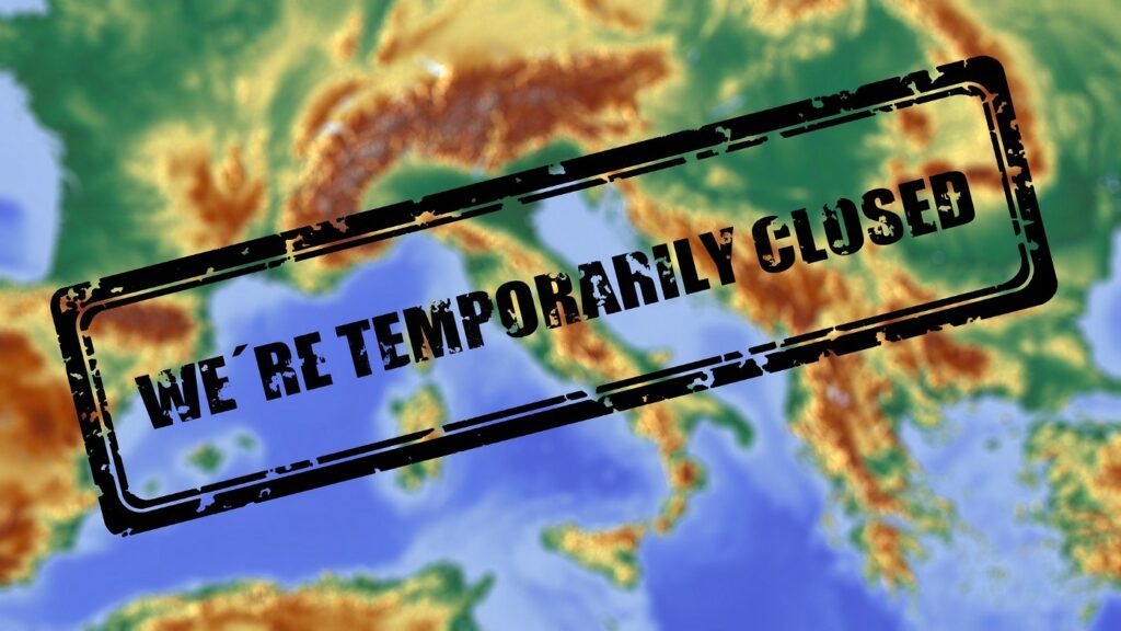 temporarily closed earth