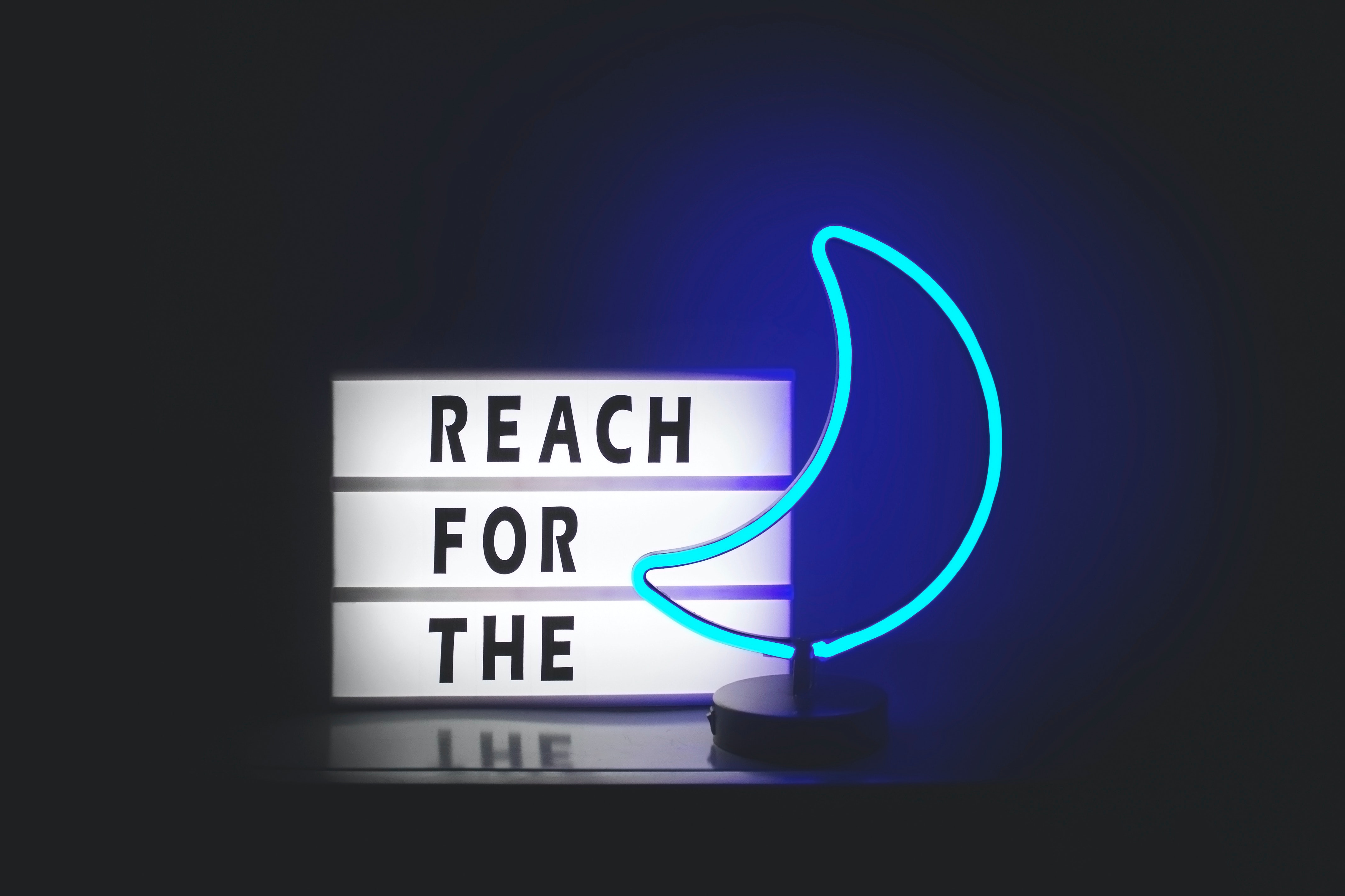 reach for the moon art