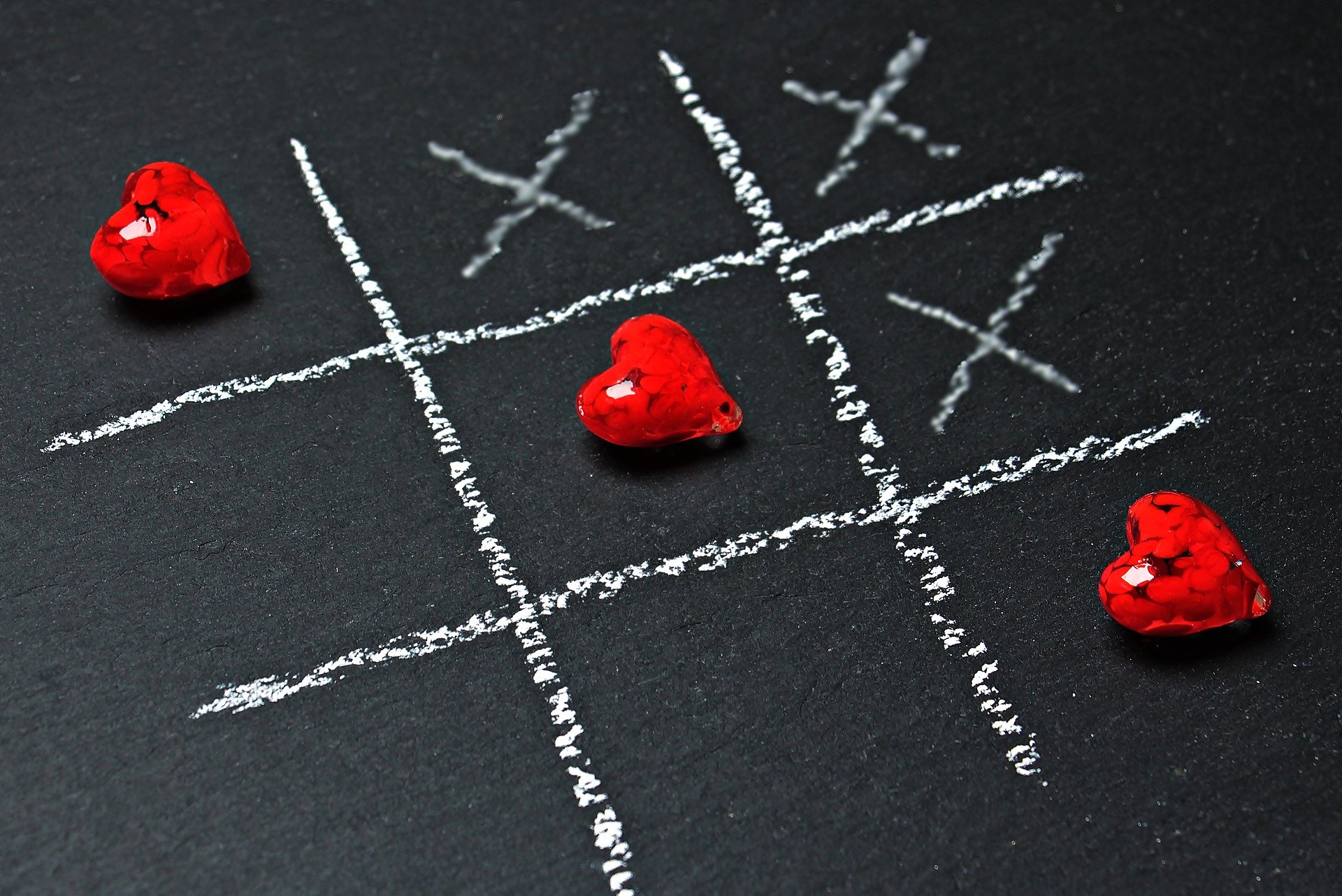 tic tac toe with hearts