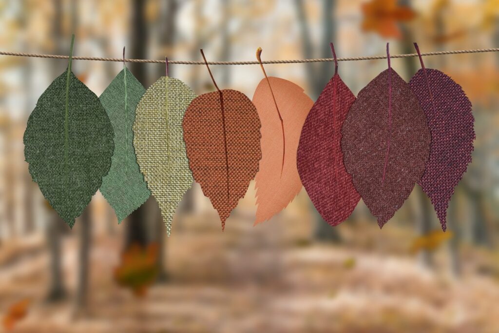 colored leaves