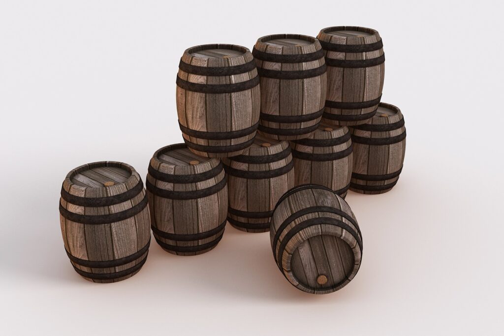 barrels 