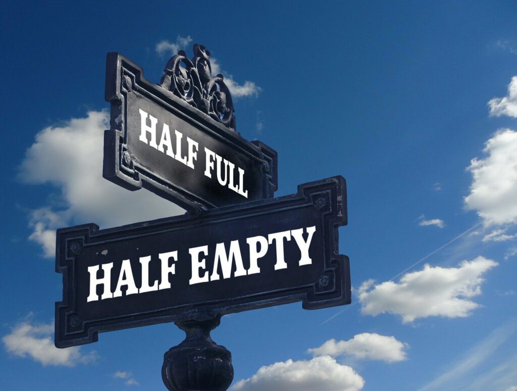 half full half empty