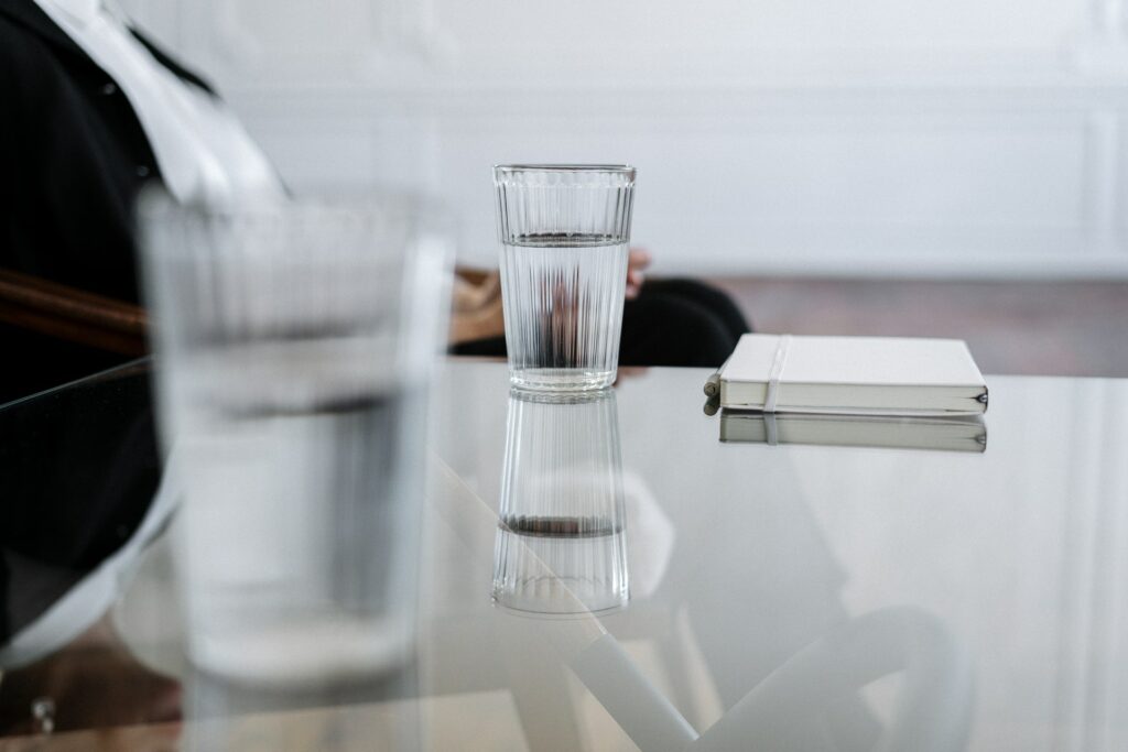 water glass 