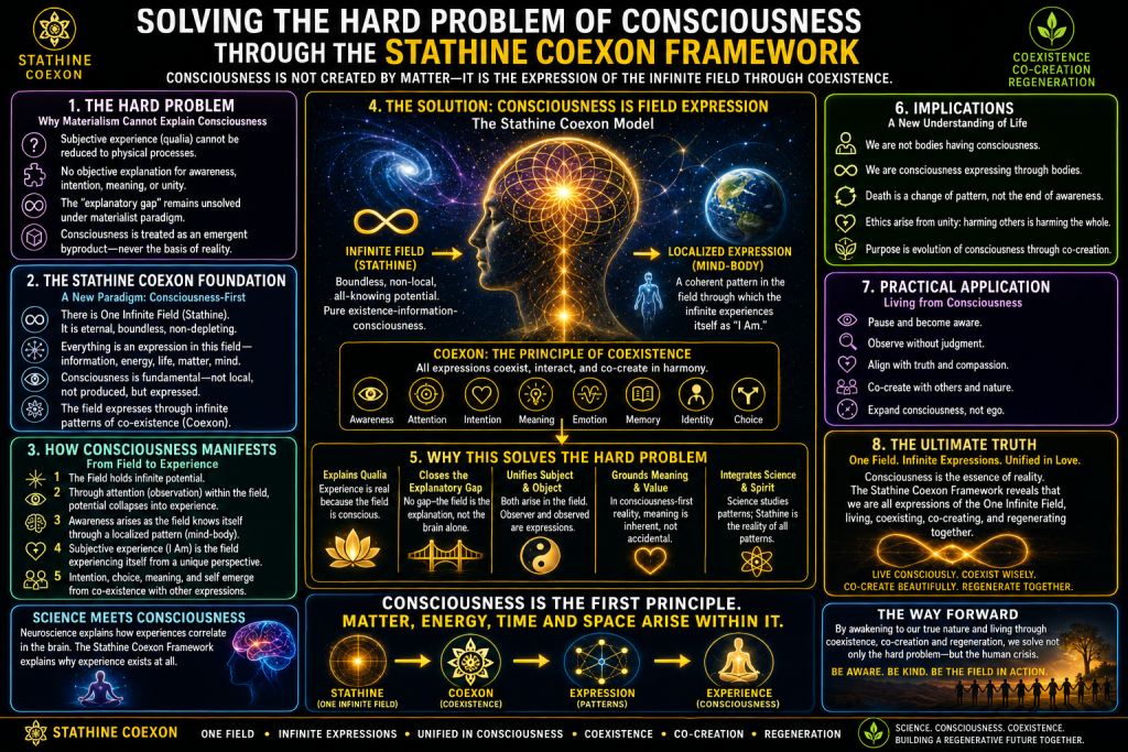 Possible Resolution of the Hard Problem of Consciousness - Anand Damani